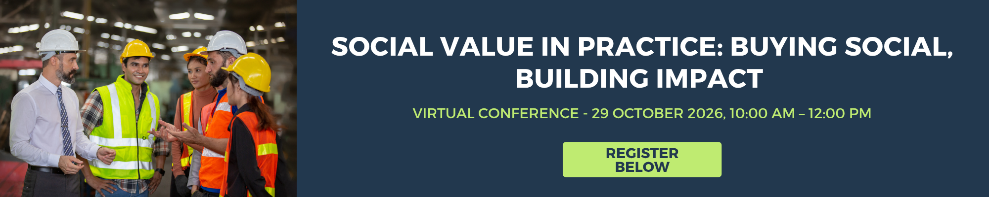 Social Value in Practice: Buying Social, Building Impact – Virtual Conference